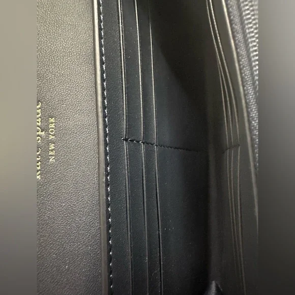 Kate Spade Marti Wallet Crossbody Bag - Multicolor Plaid and Navy Leather (NWOT) - Picture 14 of 15